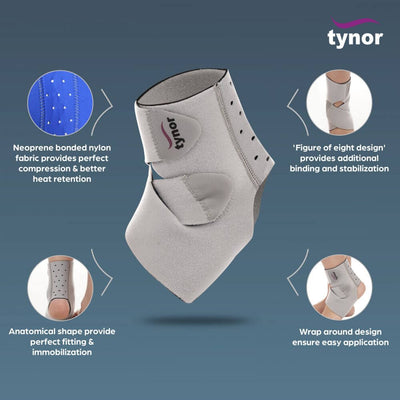 Tynor J-16 Ankle Wrap (Neo)