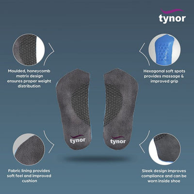 TYNOR K-10 MEDIAL ARCH ORTHOSIS (PAIR)