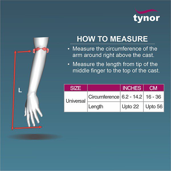 TYNOR C-19 CAST COVER FOR ARM