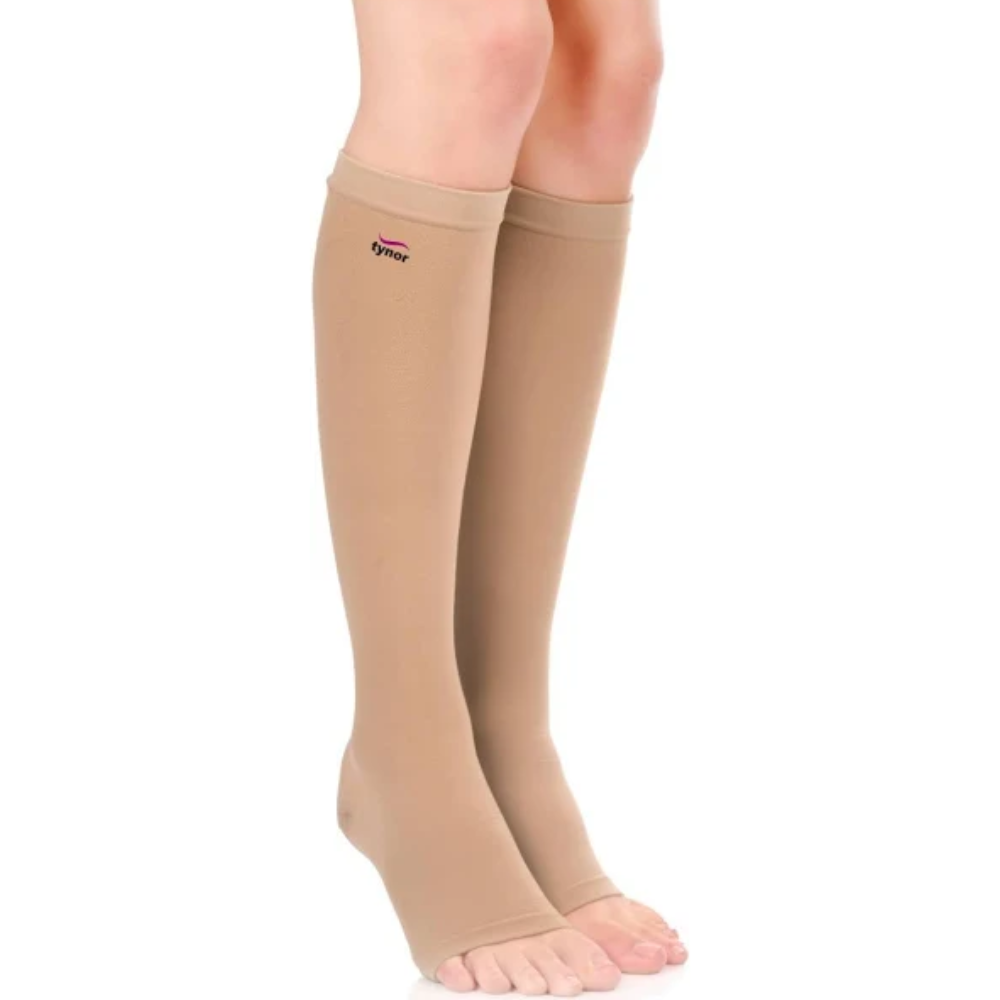 TYNOR I-67 MEDICAL COMPRESSION STOCKING KNEE HIGH CLASS 2 (PAIR)