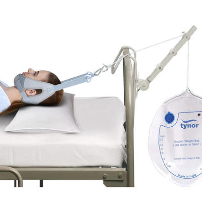 TYNOR G-26 CERVICAL TRACTION KIT (SLEEPING) WITH WEIGHT BAG