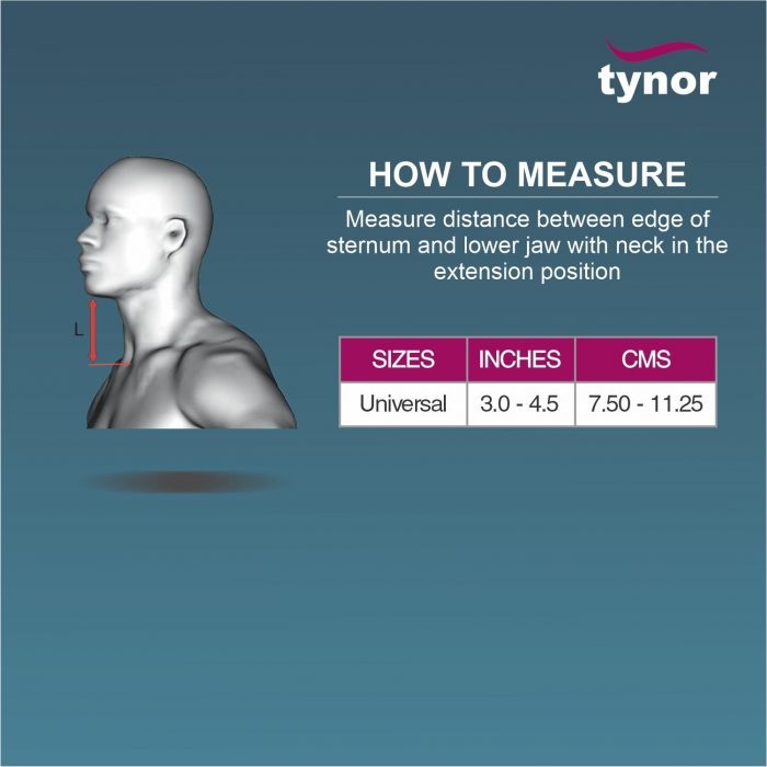 TYNOR B-08 CERVICAL PILLOW REGULAR, GREY, 1 UNIT