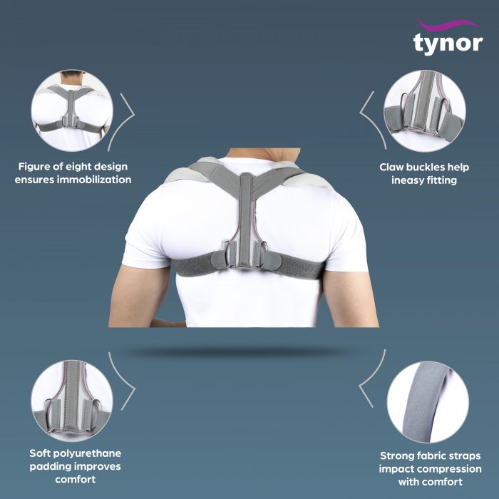 TYNOR C-05 CLAVICLE BRACE WITH BUCKLE