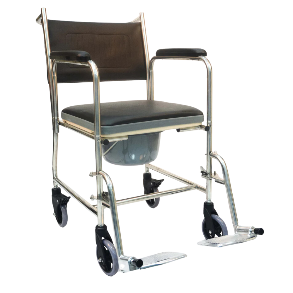 ARREX EDDA-S COMMODE WHEELCHAIR COMES WITH POT ATTACHED