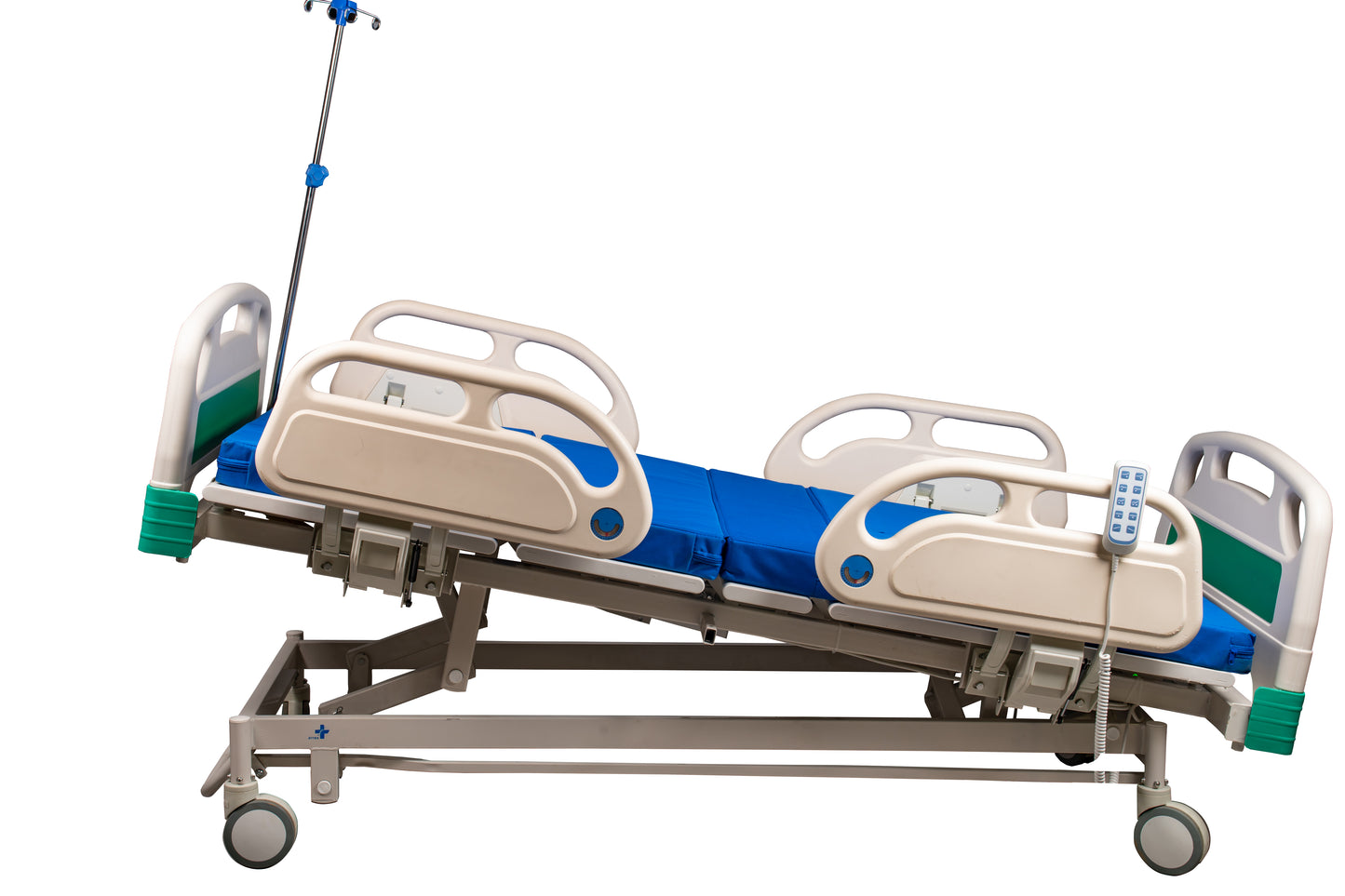 ARREX EXCELSIOR HOSPITAL BED - 5 FUNCTIONS ELECTRONIC BED, REMOTE ADJUSTMENT, INCLUDES MATTRESS, HEAVY-DUTY CASTORS WITH BRAKES