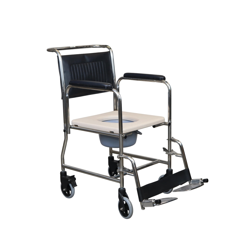 ARREX EDDA-S COMMODE WHEELCHAIR COMES WITH POT ATTACHED