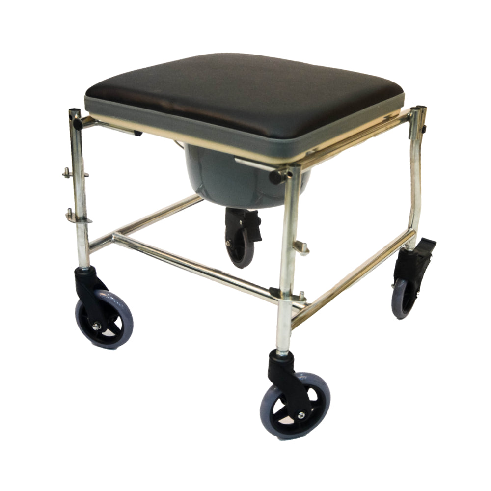 ARREX EDDA-S COMMODE WHEELCHAIR COMES WITH POT ATTACHED
