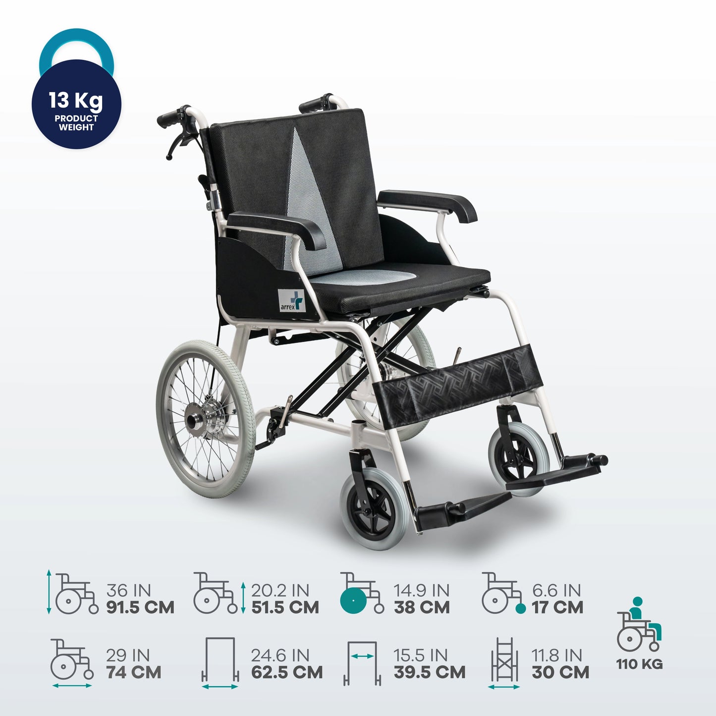 ARREX FABER - PREMIUM ALUMINIUM WHEELCHAIR