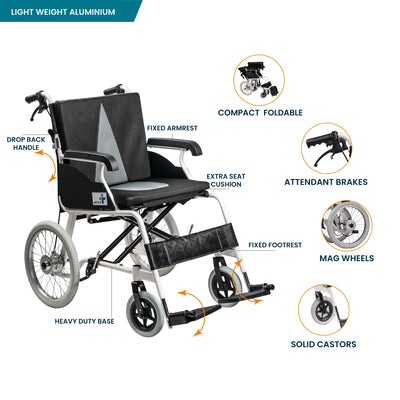 ARREX FABER - PREMIUM ALUMINIUM WHEELCHAIR