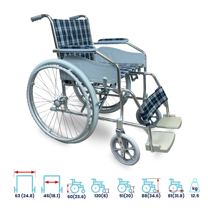 ARREX JOEL - BASIC ALUMINIUM WHEELCHAIR
