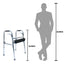 ARREX M20 WALKER - STRONG FOLDING WITH CLOTH SEAT, EASY FOLDING LEVER