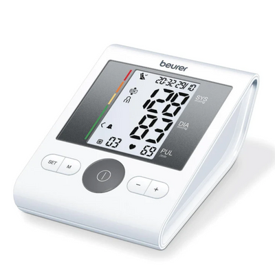 BEURER UPPER ARM BLOOD PRESSURE MONITOR WITH ADAPTOR - BM 28