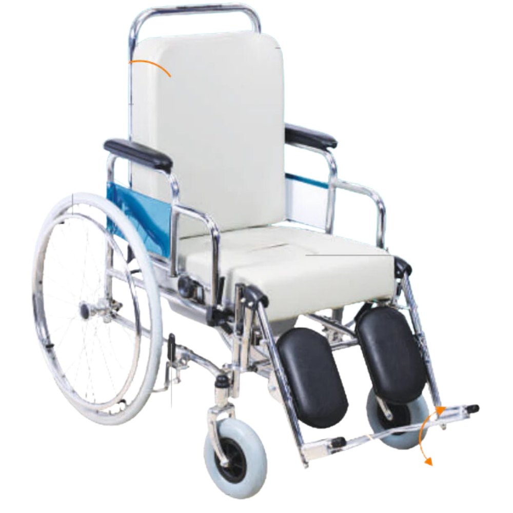 ARREX RENZO - COMMODE WHEELCHAIR