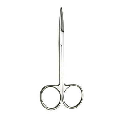 SURGICO IRIS SCISSORS (STR)-4.5 -INC I02824