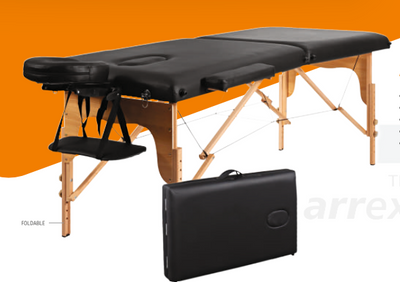 ARREX MASSAGE TABLE - WOODEN FRAME, FOLDABLE AND EASY TO CARRY