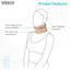 VISSCO CERVICAL COLLAR REGULAR WITH CHIN SUPPORT (P.C.NO. 0301A)