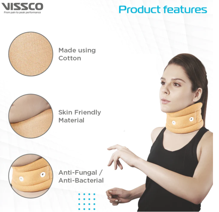 VISSCO CERVICAL COLLAR WITHOUT CHIN SUPPORT ( P.C.NO. 0301B)