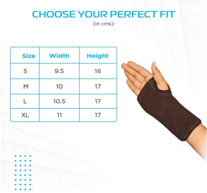 VISSCO CARPAL WRIST SUPPORT – PC. NO. 0628