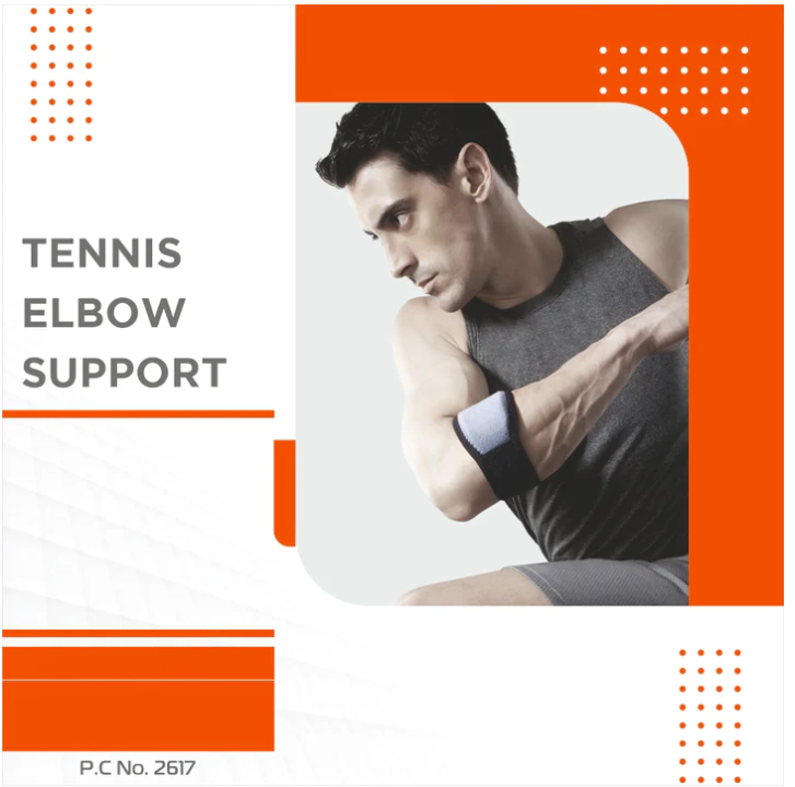 VISSCO TENNIS ELBOW SUPPORT, PAIN RELIEF BELT UNIVERSAL – PC. NO. 2617