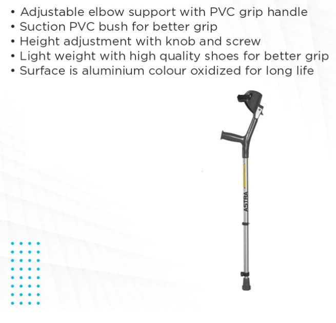 VISSCO Astra Max Elbow Crutch