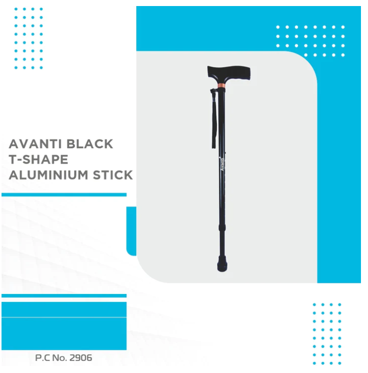 VISSCO Avanti Black T shape Monopod Stick