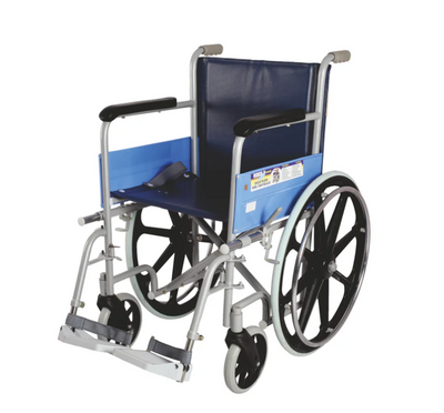 VISSCO Classic Wheelchair with Fixed Big Wheel - P.C.No. 0912