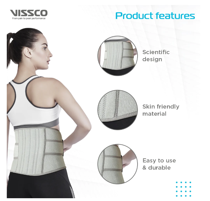 VISSCO P.C.NO. 1405 NEOPRENE LUMBAR BELT