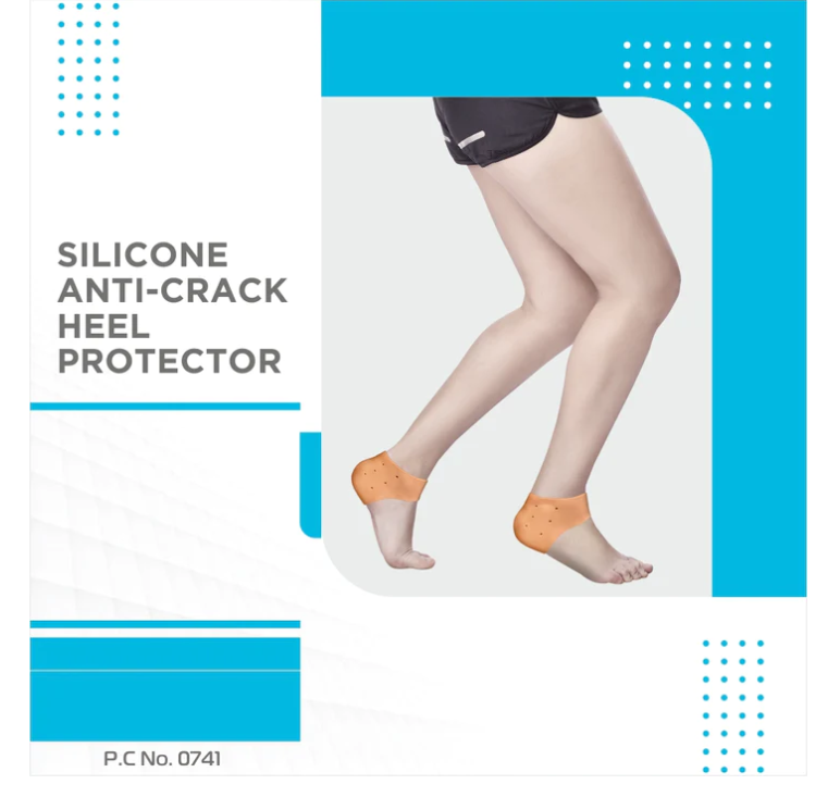 VISSCO Silicone Anti-Crack Heel Protector - P.C.No. 0741