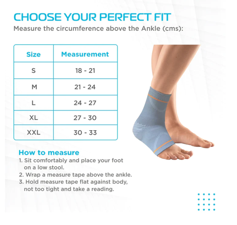 VISSCO ANKLE SUPPORT WITH SILICONE PRESSURE PAD - P.C.NO. 5713
