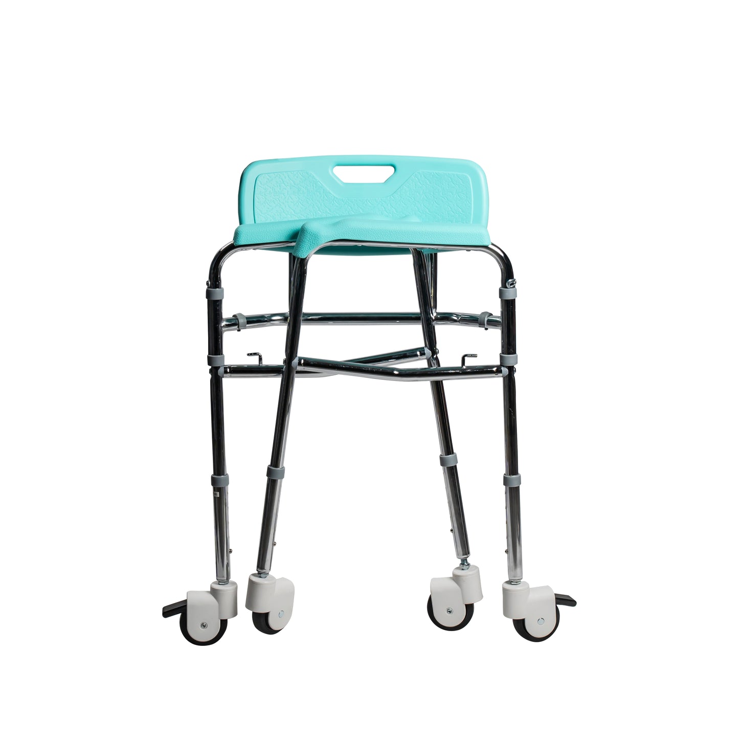 ARREX VP120 PREMIUM COMMODE WHEELCHAIR: HEIGHT ADJUSTABLE, REAR SOLID-CASTOR WITH BRAKES, ATTACHED POT, ENHANCED MOBILITY, SAFETY