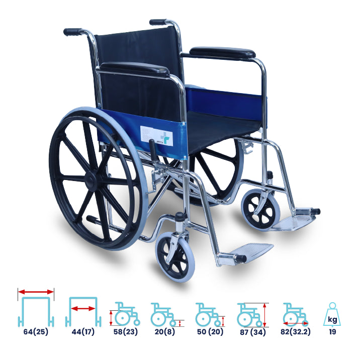 ARREX TOMMY MAG - BASIC STEEL WHEELCHAIR